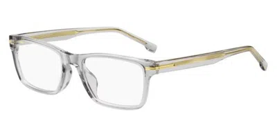 Hugo Boss 1740/f Asian Fit Men's Glasses, Clear, Size 53 In Multi