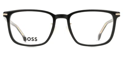 Hugo Boss 1741/f Asian Fit Men's Glasses, Black, Size 54
