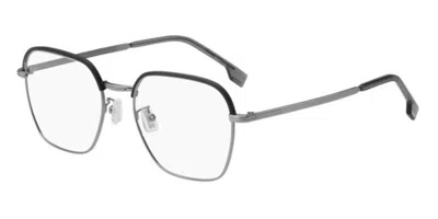 Hugo Boss 1742/f Asian Fit Men's Glasses, Silver, Size 53 In Multi