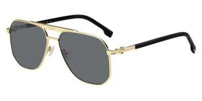 Hugo Boss 1743/s Rhl/2k Men's Sunglasses Gold Size 59
