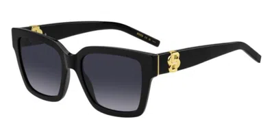 Hugo Boss 1744/s 807/9o Women's Sunglasses Black Size 54