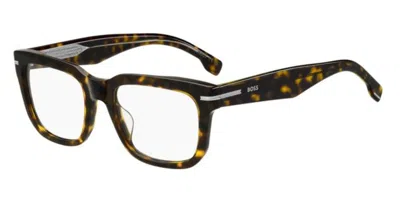 Hugo Boss 1746/g Asian Fit Men's Glasses, Tortoiseshell, Size 53 In Brown