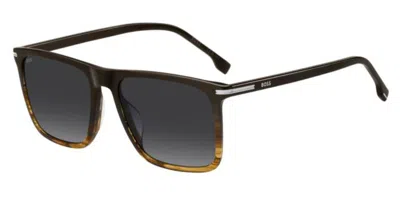 Hugo Boss 1750/g/s Asian Fit Nng/9o Men's Sunglasses Brown Size 56