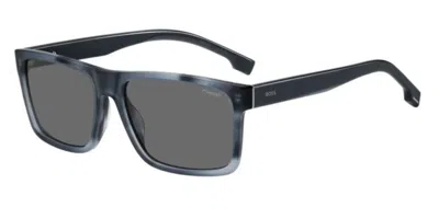 Hugo Boss 1760/g/s Asian Fit Polarized 38i/m9 Men's Sunglasses Blue Size 59