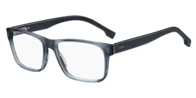 Hugo Boss 1762 Men's Glasses, Blue, Size 56 In Gray