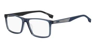 Hugo Boss 1768/g Asian Fit Men's Glasses, Blue, Size 57