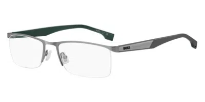 Hugo Boss 1770 Men's Glasses, Silver, Size 55 In Metallic