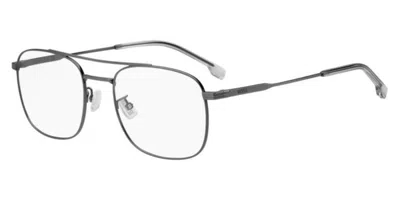 Hugo Boss 1771/g Asian Fit Men's Glasses, Gunmetal, Size 54 In Gray