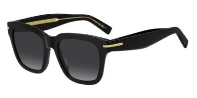 Hugo Boss 1778/g/s Asian Fit 807/9o Women's Sunglasses Black Size 52