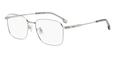 Hugo Boss 1798/f Asian Fit Men's Glasses, Silver, Size 54