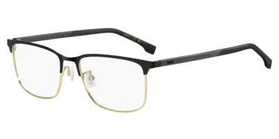Hugo Boss 1802/f Asian Fit Men's Glasses, Black, Size 55