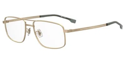 Hugo Boss 1822/g Vestibilità Orientale J5g Occhiali Da Vista Oro Per Uomo (solo Montatura) In Gold