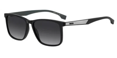 Hugo Boss 1825/s 807/9o Occhiali Da Sole Neri Per Uomo In Black