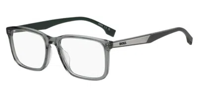 Hugo Boss 1827/g Vestibilità Orientale 3u5 Occhiali Da Vista Chiari Per Uomo (solo Montatura) In Gray