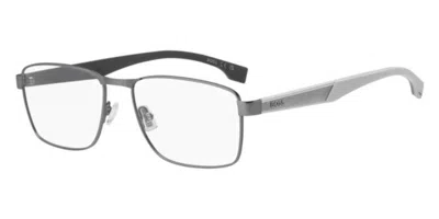 Hugo Boss 1830 R81 Occhiali Da Vista Argentati Per Uomo (solo Montatura) In Metallic