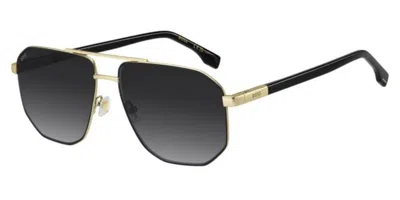 Hugo Boss 1832/s 0nz/9o Occhiali Da Sole Neri Per Uomo In Black