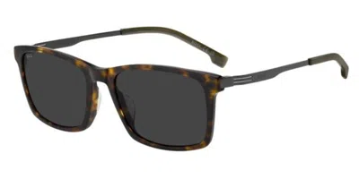 Hugo Boss 1836/g/s Vestibilità Orientale 086/ir Occhiali Da Sole Tartarugatishell Per Uomo In Orange