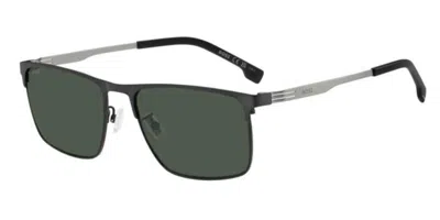 Hugo Boss 1837/g/s Vestibilità Orientale Svk/qt Occhiali Da Sole Gunmetal Per Uomo In Multi