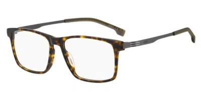 Hugo Boss 1838 086 Occhiali Da Vista Tartarugatishell Per Uomo (solo Montatura) In Multi