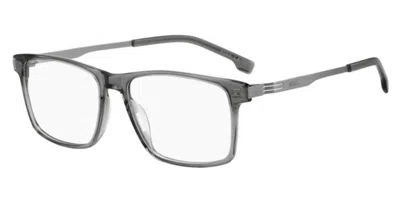 Hugo Boss 1838 Kb7 Occhiali Da Vista Chiari Per Uomo (solo Montatura) In Gray