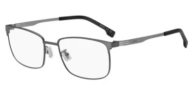 Hugo Boss 1840/g Vestibilità Orientale Svk Occhiali Da Vista Gunmetal Per Uomo (solo Montatura) In Metallic