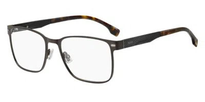 Hugo Boss 1842 Amc Occhiali Da Vista Marroni Per Uomo (solo Montatura) In Multi