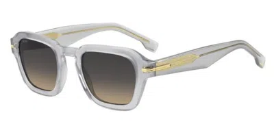Hugo Boss 1853/s Kb7/pr Occhiali Da Sole Grigi Per Uomo In Gray