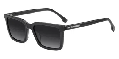 Hugo Boss 1893/g/s Vestibilità Orientale Kb7/9o Occhiali Da Sole Per Uomo In Black