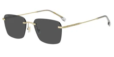 Hugo Boss 1925/f/s Vestibilità Orientale Aoz/ir Occhiali Da Sole Per Uomo In Gold