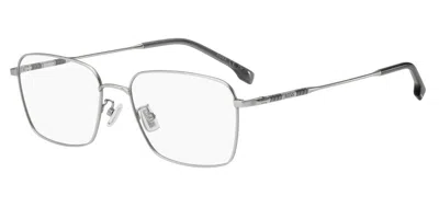 Hugo Boss 1927/f Vestibilità Orientale Ctl Occhiali Da Vista Argentati Per Uomo (solo Montatura) In Gray