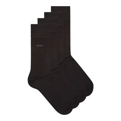 Hugo Boss 2 Pack Socks In Black