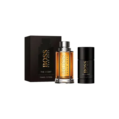 Hugo Boss 2 Piece Boss The Scent Travel Fragrance Gift Set For Men In Multi