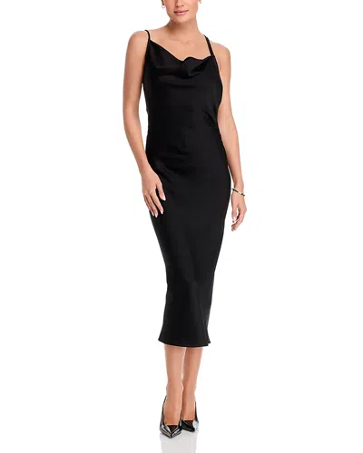 Hugo Boss Detoure Slip Dress In Black
