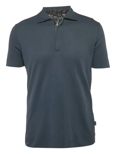 Pre-owned Hugo Boss 2024 Embroidered-logo Polo Shirt