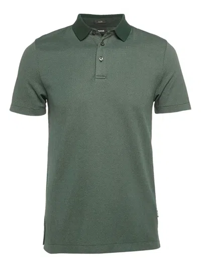Pre-owned Hugo Boss 2024  Side-slit Polo Shirt