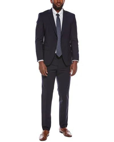 Hugo Boss 2pc Huge Wool-blend Suit In Blue