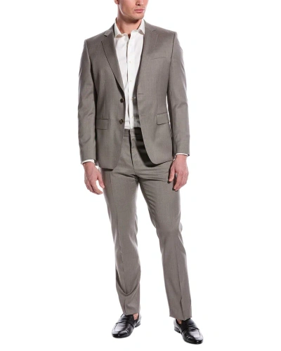 Hugo Boss 2pc Slim Fit Suit In Beige