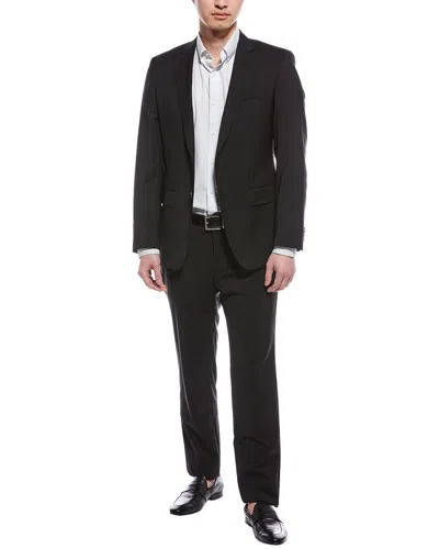 Hugo Boss 2pc Slim Fit Wool Suit In Black
