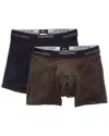 Hugo Boss 2pk Boxer Brief In Brown