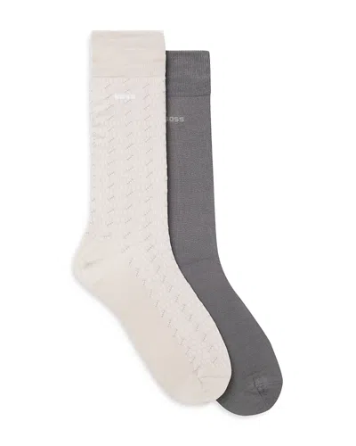HUGO BOSS 2PK. MINI PIN CREW SOCKS