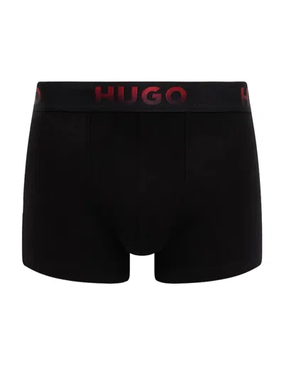 Hugo Boss 3-pack Boxer Shorts With Logo In Black