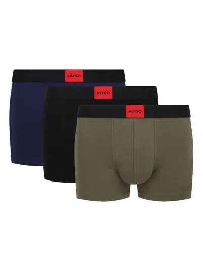 Hugo Boss 3-pack Boxer Shorts With Logo In Multi