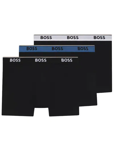 Hugo Boss 3-pack Of Boxer Shorts In Black