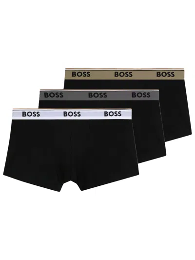 Hugo Boss 3-pack Of Boxer Shorts In Black
