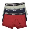 Hugo Boss 3 Pack Power Trunk Boxers 967 Red Green Navy In Red Green Navy