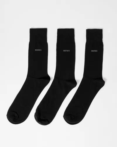Hugo Boss 3 Pack Rs Uni Socks Nos In Black