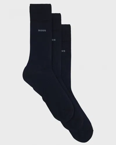 Hugo Boss 3 Pack Rs Uni Socks Nos In Black