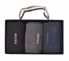 HUGO BOSS 3 PACK SOCKS GIFT SET 963 BLACK GREY NAVY