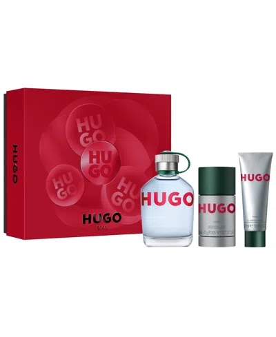 Hugo Boss 3-pc. Men's Hugo Eau De Toilette Fragrance Set In Multi