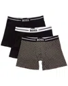 Hugo Boss 3pk Bold Boxer Brief In Black